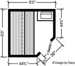 Finlandia Five-Sided Prefab Sauna