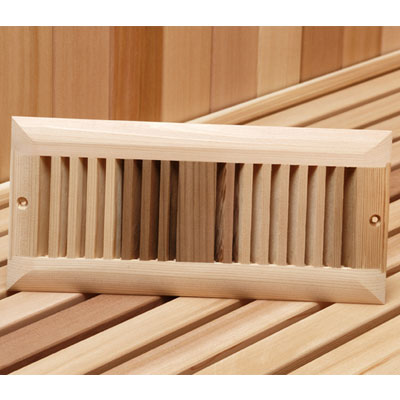 Single Cedar Grille Finlandia Sauna